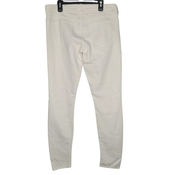 White Mother Skinny Jeans Size 29 The Looker Mirror Mirror Style - Picture 2 of 5